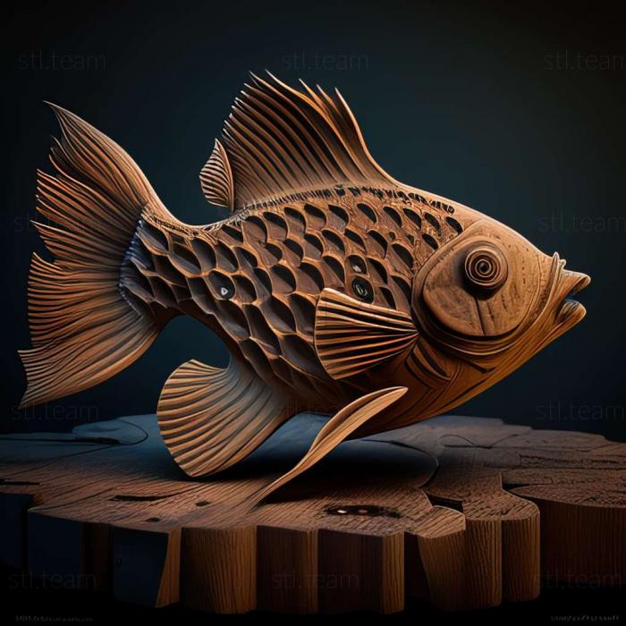 3D модель Schroederichthys saurisqualus (STL)